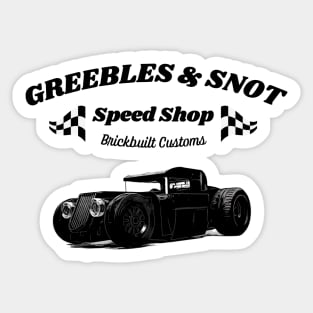 Brickbuilt Custom Hotrod Sticker